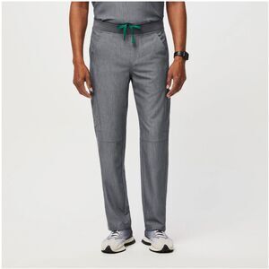 Figs Technical Collection Men's Axim Cargo Scrub Pants Charcoal Gray Size XS